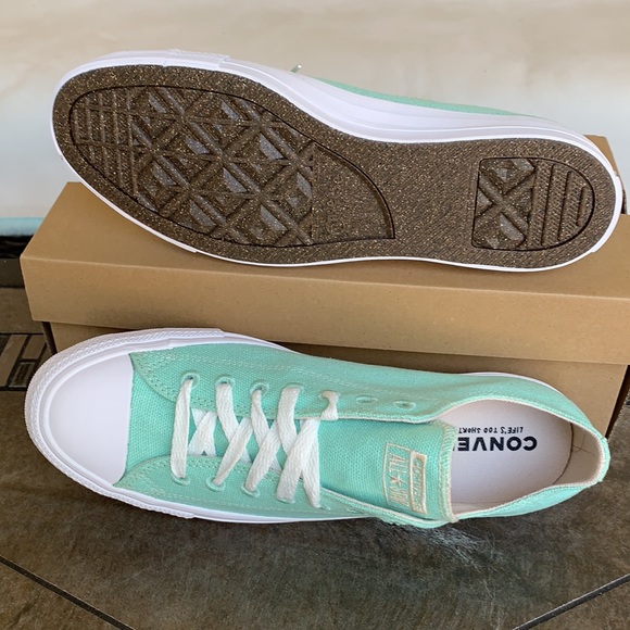 CONVERSE CTAS OX OCEAN MINT/NATURAL/WHITE MEN’S - Picture 3 of 16